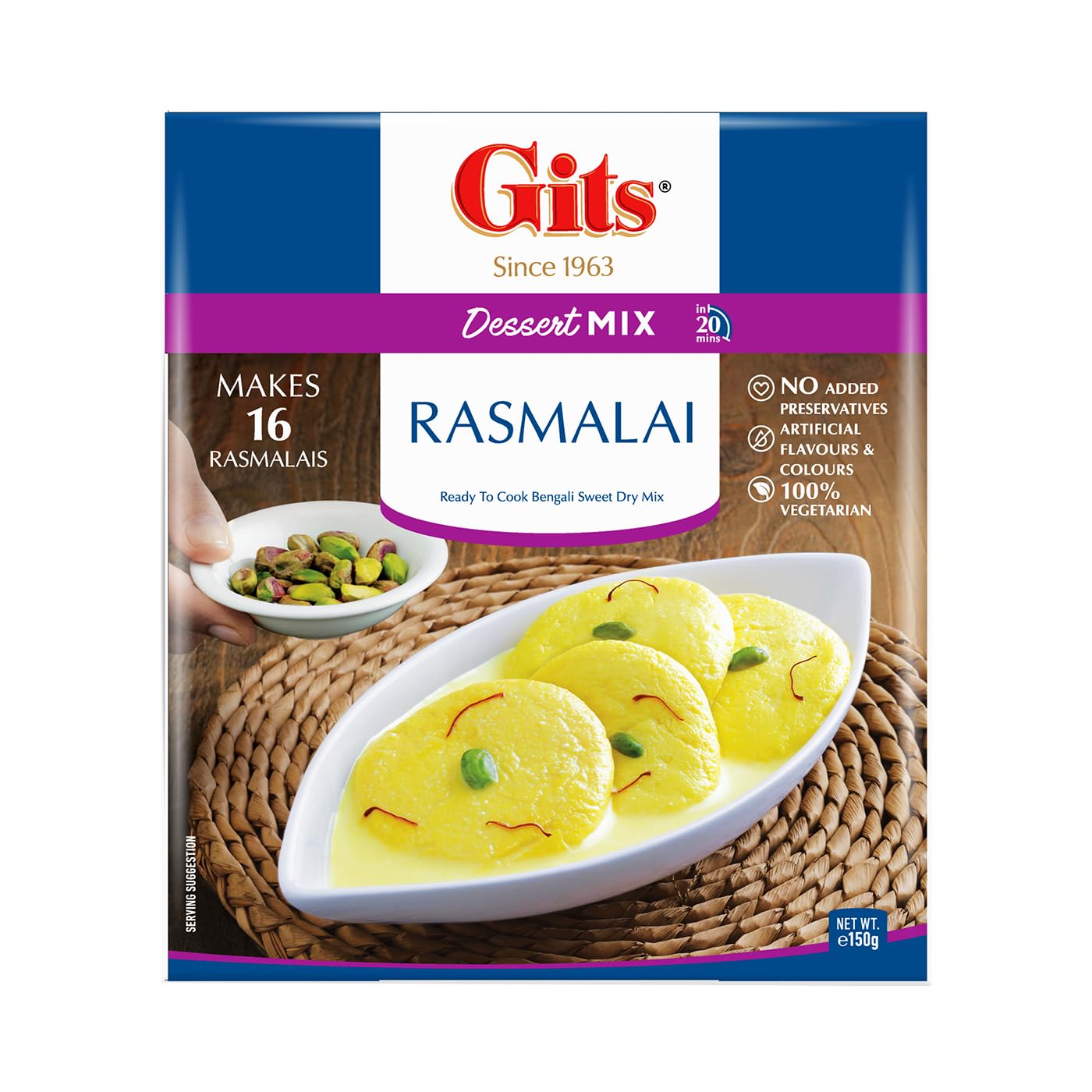 Gits Rasmalai dry mix 150 gms