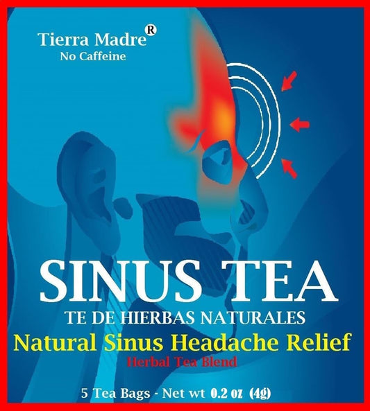 Tierra Madre Sinus Herbal Tea 0.2oz 5 Pack - Each Bag with 5 Tea Bags