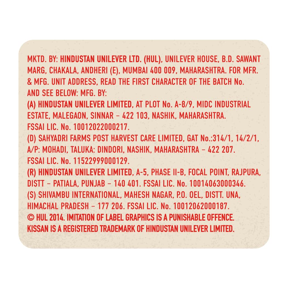 Kissan Mixed Fruit Jam 500 gms - Sauce & Ketchup