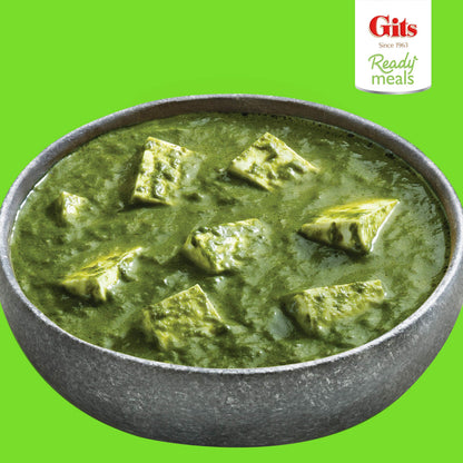 Gits Ready to Eat Palak Paneer, 855g (Pack of 3 X 285g Each)