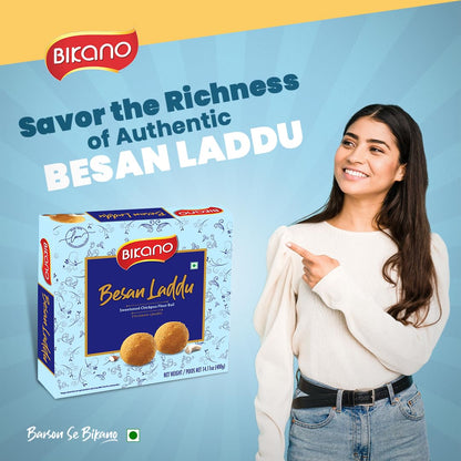 Bikano Besan Laddu - 400 Gms