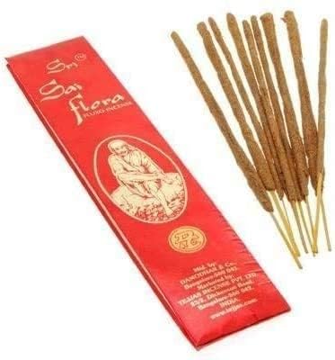 Sri Sai Flora fluxo incense/joss/agarbatti sticks (12 units x 25 grams)