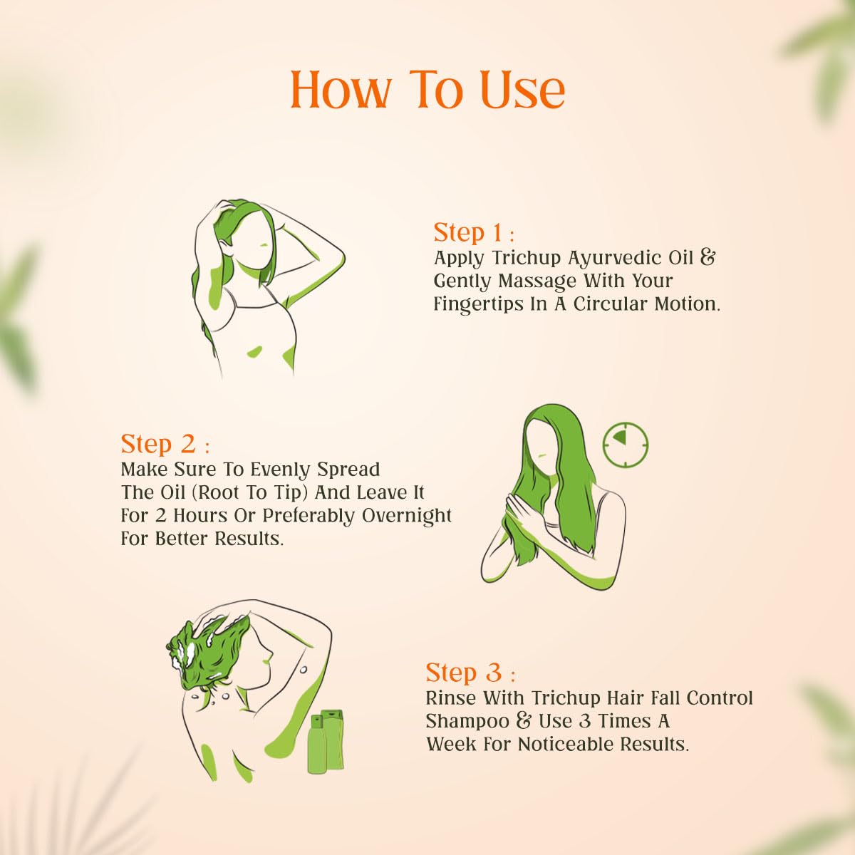 Trichup Hair Fall Control Herbal Hair Oil (200 Ml)