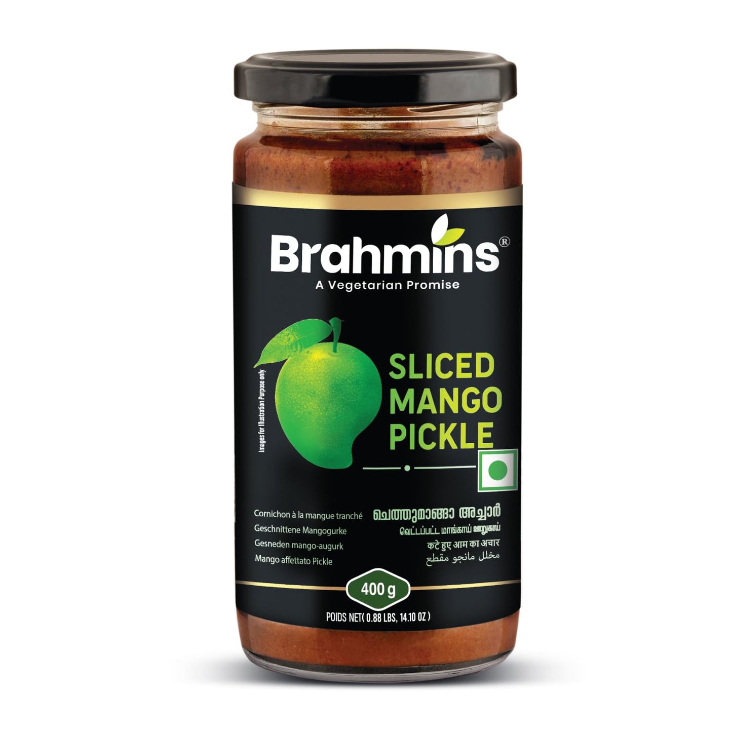 Brahmins Sliced Mango PickleBrahmins Sliced Mango Pickle - 400 Gms