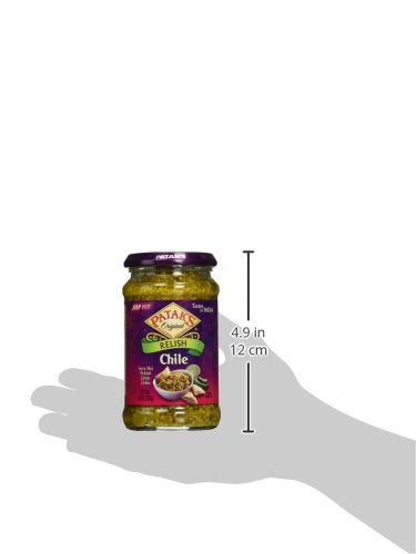 Patak's Hot Relish Chilli Pickle 10 oz - Indian Pickles