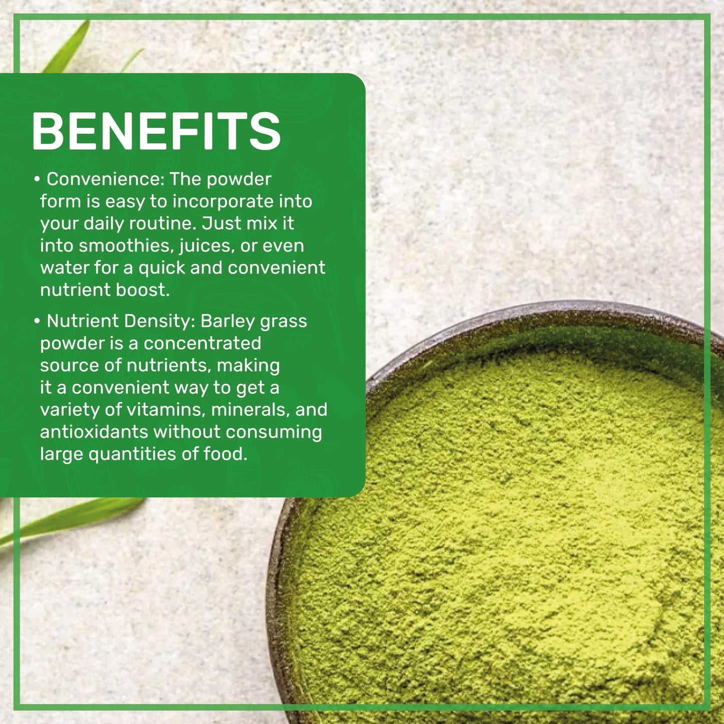 Jiva Organics Barley Grass Powder 200g (7 Oz)