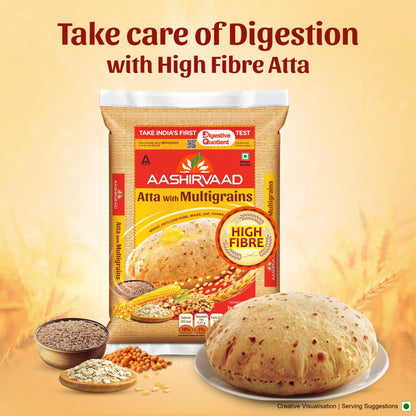 Ashirwad Atta With Multigrains 10 lbs