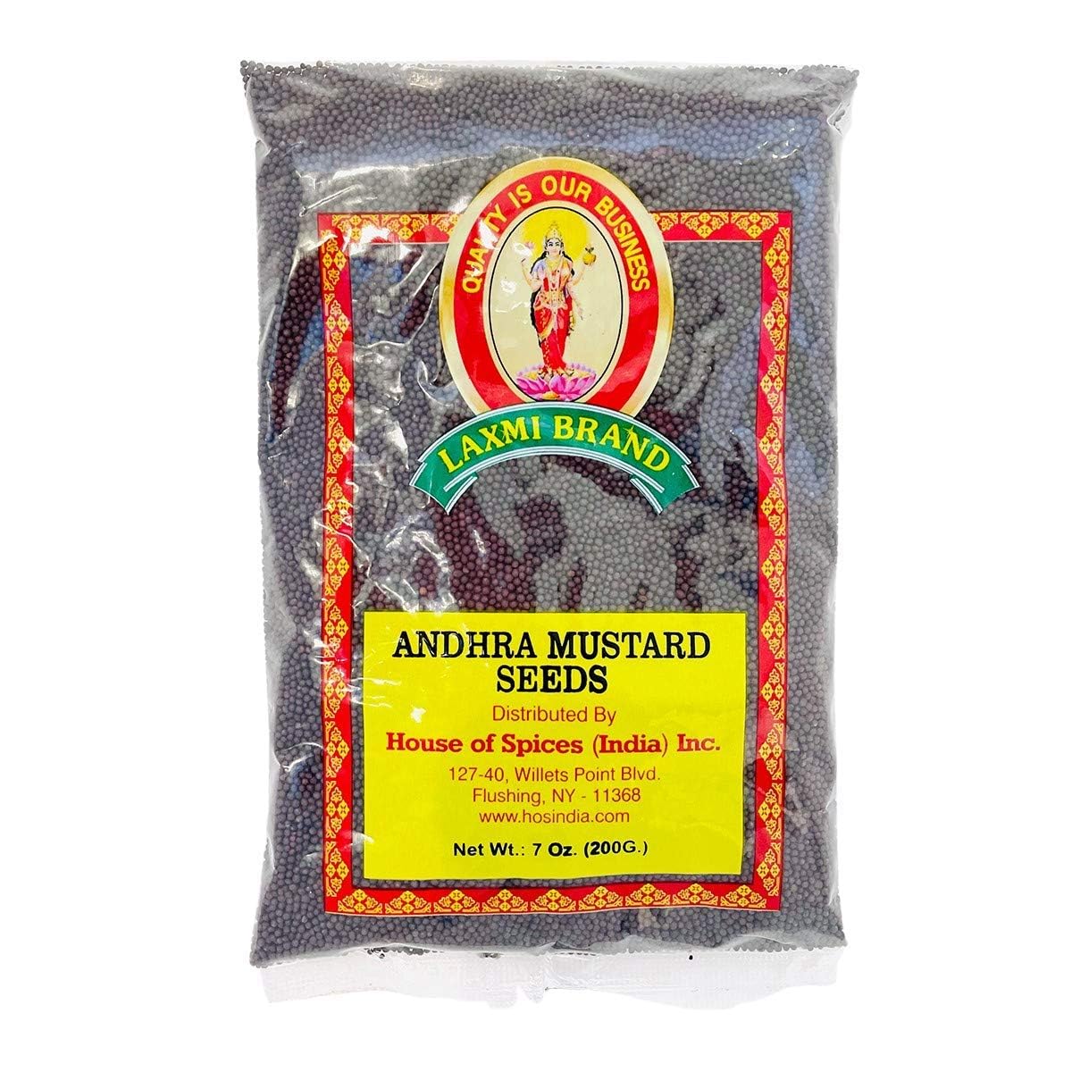 Laxmi Andhra Mustard Seeds 7 Oz