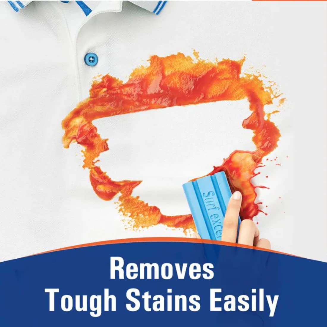 Surf Excel Detergent Bar - Stain Eraser, 4x200g Pack