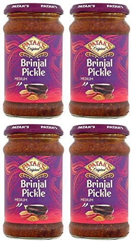 (4 PACK) - Pataks - Brinjal Pickle | 312g | 4 PACK BUNDLE