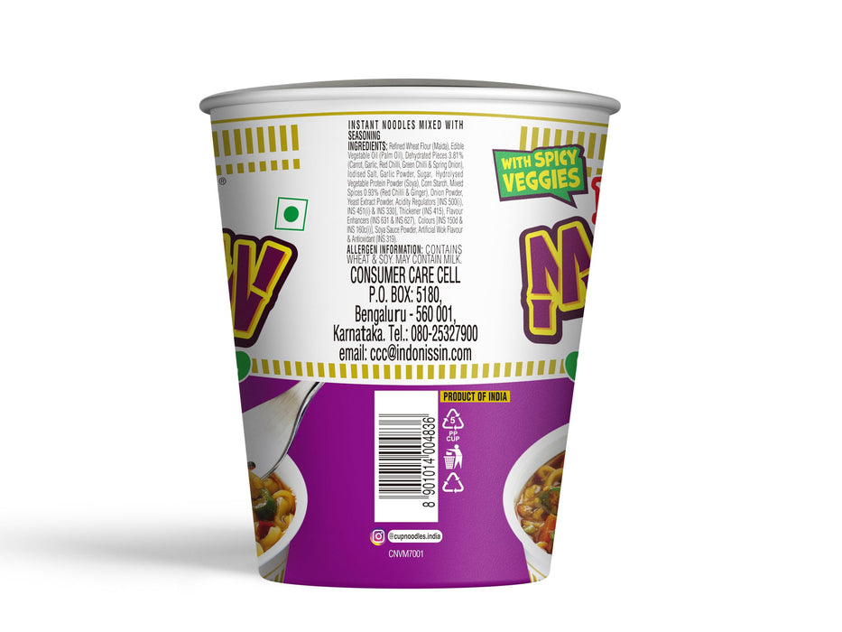 Cup Noodles -spicy Vegetable Flavor -manchow 70 gms