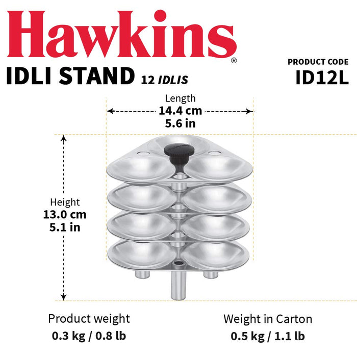 Hawkins Idli Stand 12 Idlis