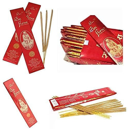 Sri Sai Flora fluxo incense/joss/agarbatti sticks (12 units x 25 grams)