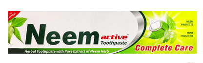 Neem Active Herbal Toothpaste 200gm (Pack of 2) - Bath & Shower