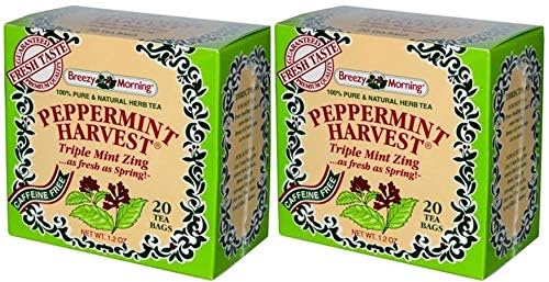 BREEZY MORNING PEPPERMINT TEA 2PK (40 BAGS)
