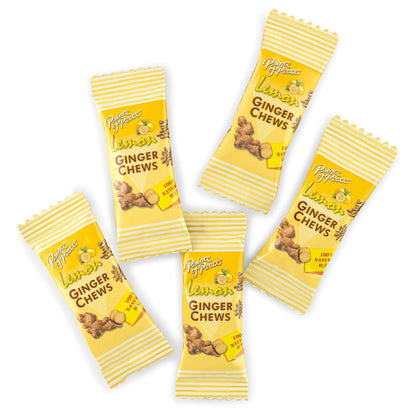 Prince of Peace Ginger Chews With Lemon, 1 lb. Candied Natural Candy