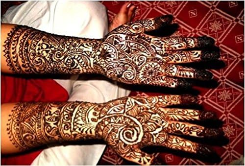 Indian Ayur Henna (Mehendi) Powder for Glossy Hair Color - Dark Brown(3.5 Oz/ 100gms)