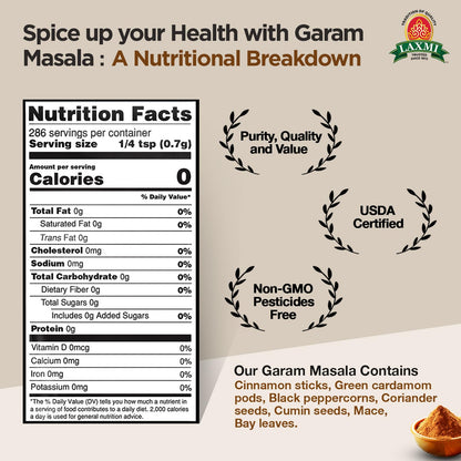 Laxmi Garam Masala 200 gms - Indian Spices