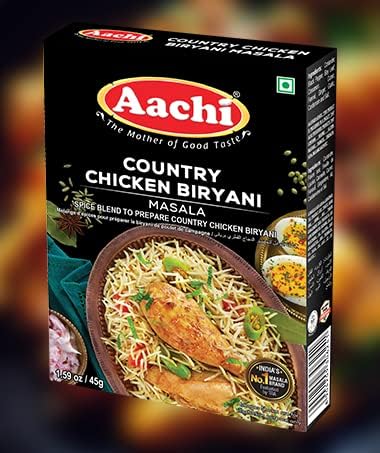 AACHI Biryani Masala - 45 gms - (Country Chicken - 45 gms, Pack of 1)