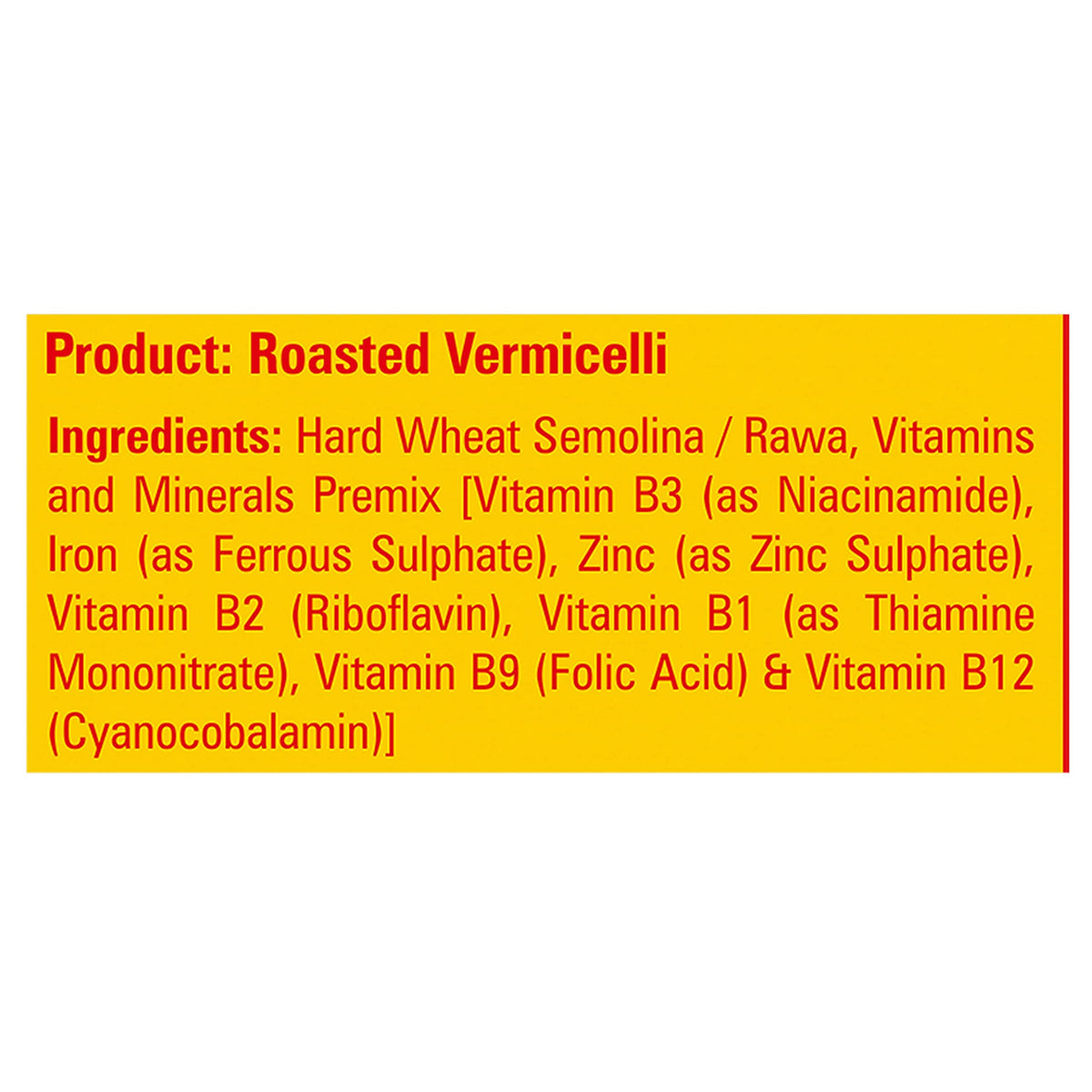 Bambino Vermicelli, Roasted, 400g Pouch