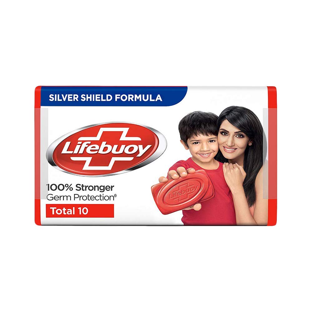 Lifebuoy Total 10- Soap Bar - 125g X 12 Bars (125g X 12 Bars)