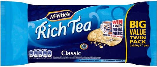 McVitie's Classic Rich Tea Biscuits (2 per pack - 600g)