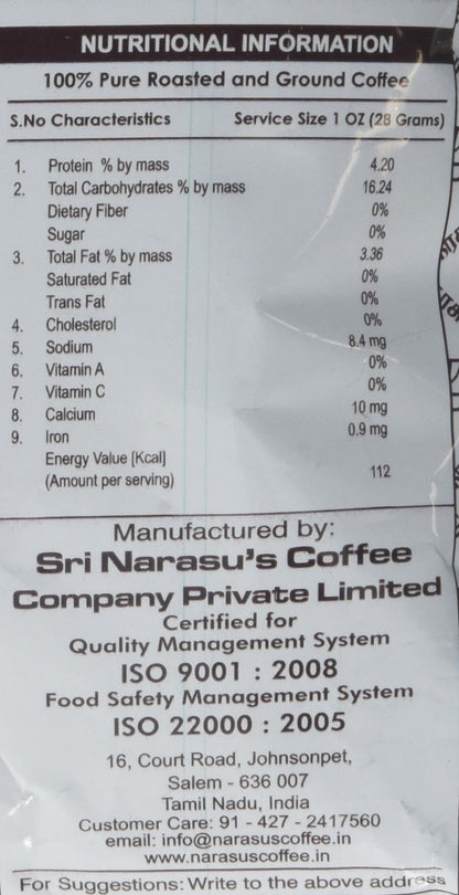 Narasu'S Pure Filter Coffee 500 gms