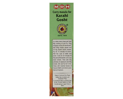 MDH Curry masala for kadai Ghost 100 gms - Indian Spices