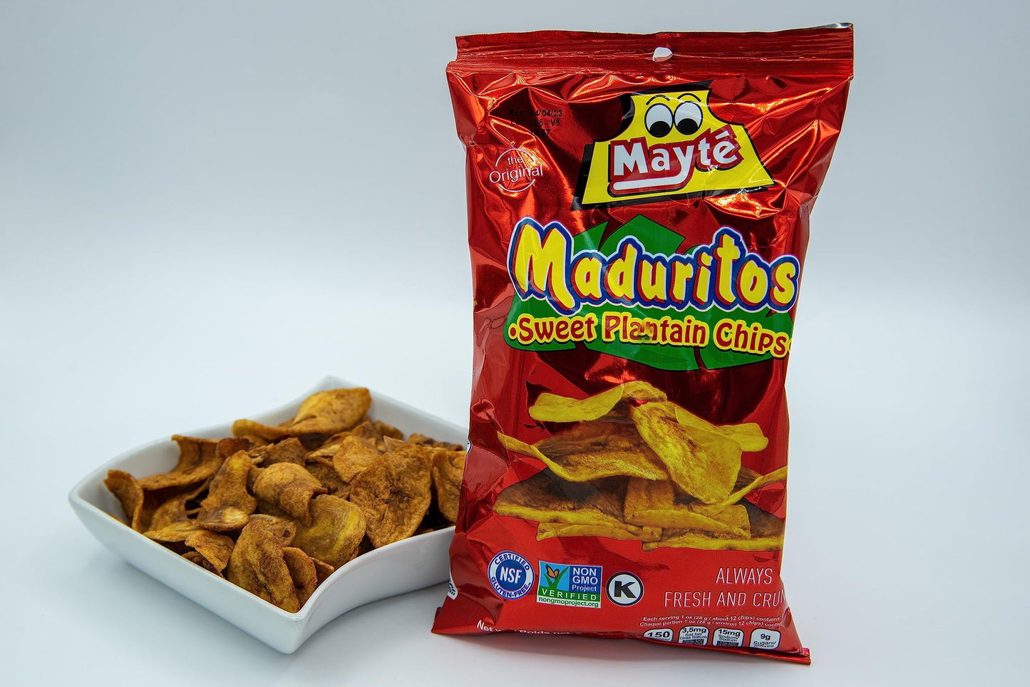 Sweet Plantain Chips Mayte / Maduritos Dulcesitos Mayte 3.3oz - 3 Pack - Despensa Colombiana Value Pack