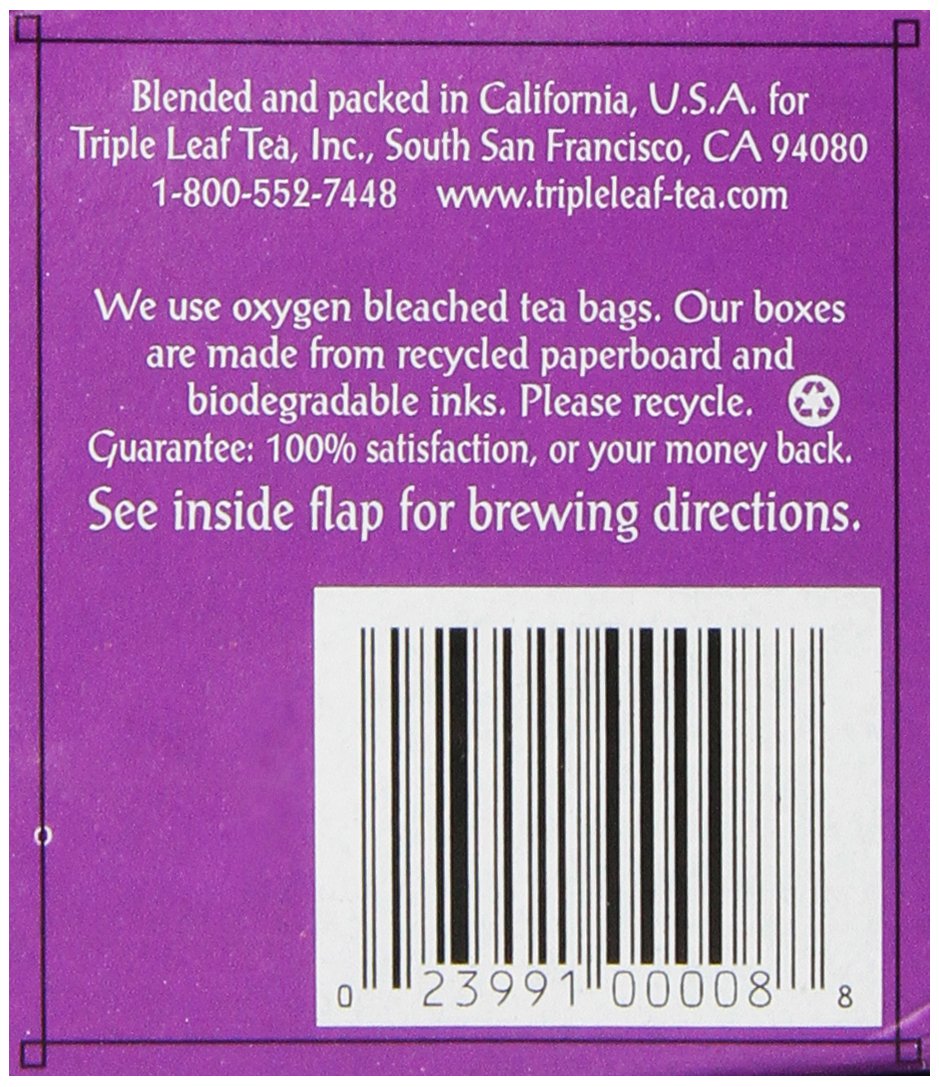 Triple Leaf Tea Bags for Blood Pressure, 20 Count