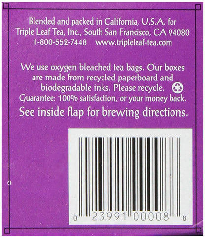 Triple Leaf Tea Bags for Blood Pressure, 20 Count