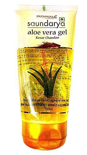 Patanjali - Saundarya Kesar Chandan Aloe Vera Gel - 150ml - Bath & Shower