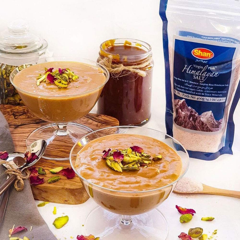 Shan Virgin Himalayan Pink Salt Fine Grain (800g) - Naturally Fortified with 84 Trace Minerals - Stand Up Pouch