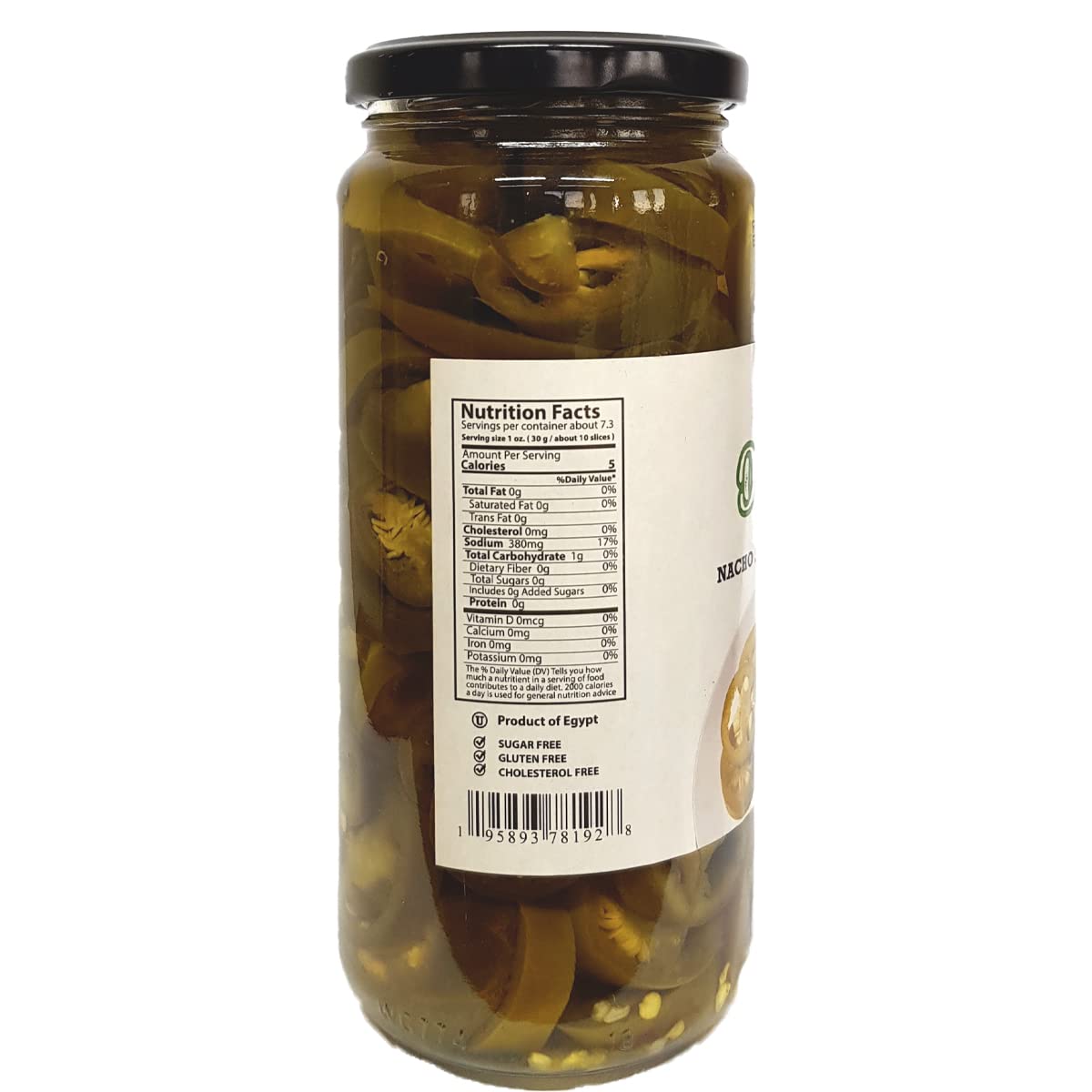Dalida - Nacho Sliced Jalapenos, 16.6 Oz (Pack of 2)
