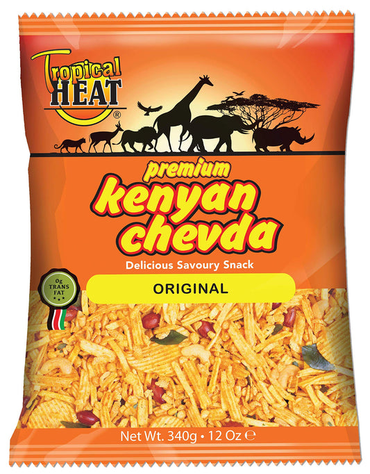 Tropical heat Kenyan chevda - original - 340g - (pack of 2)