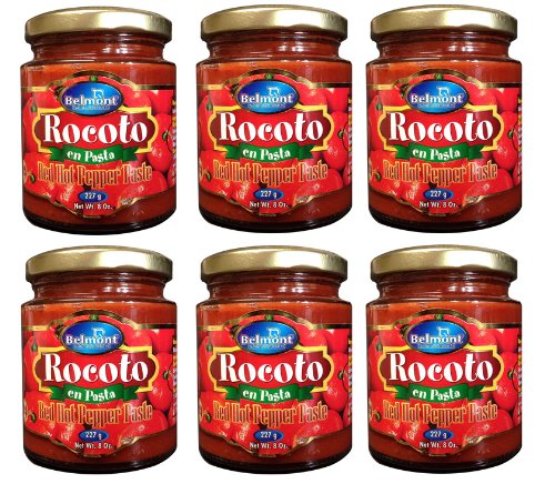 Belmont Rocoto Hot Red Pepper Paste 6-pack