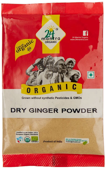 24 Mantra Organic Dry Ginger Powder 7 Oz