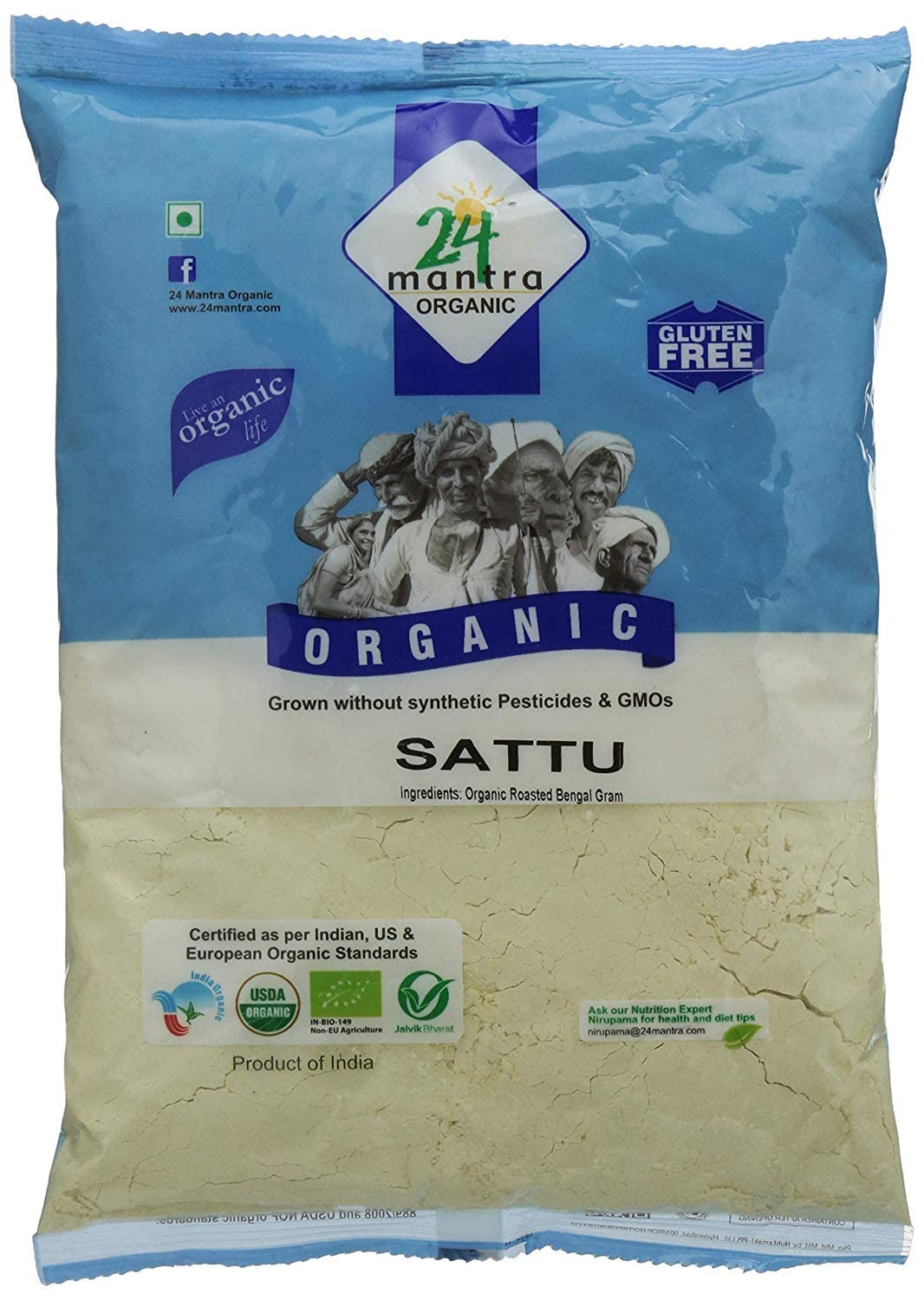 24 Mantra Organic Sattu Flour 2 lbs