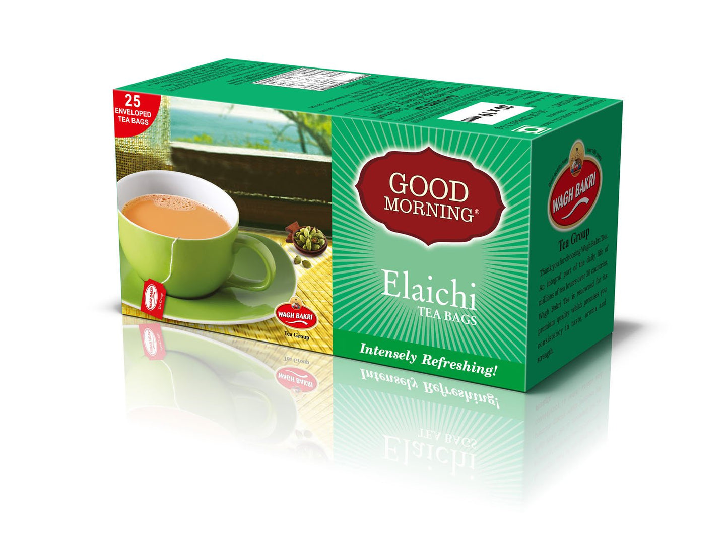 Wagh Bakri-Cardamom flavour 25 teabags