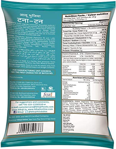 Aloo Bhujia Tana-Tan Potato Flakes Indian Namkeen Snack 400 g
