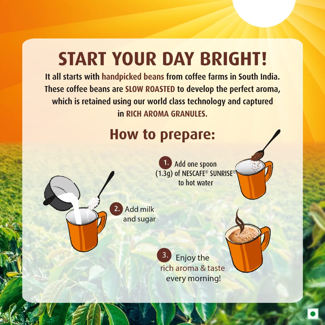 Nescafe Sunrise Coffee - 200 Gms - India - Indian Coffee