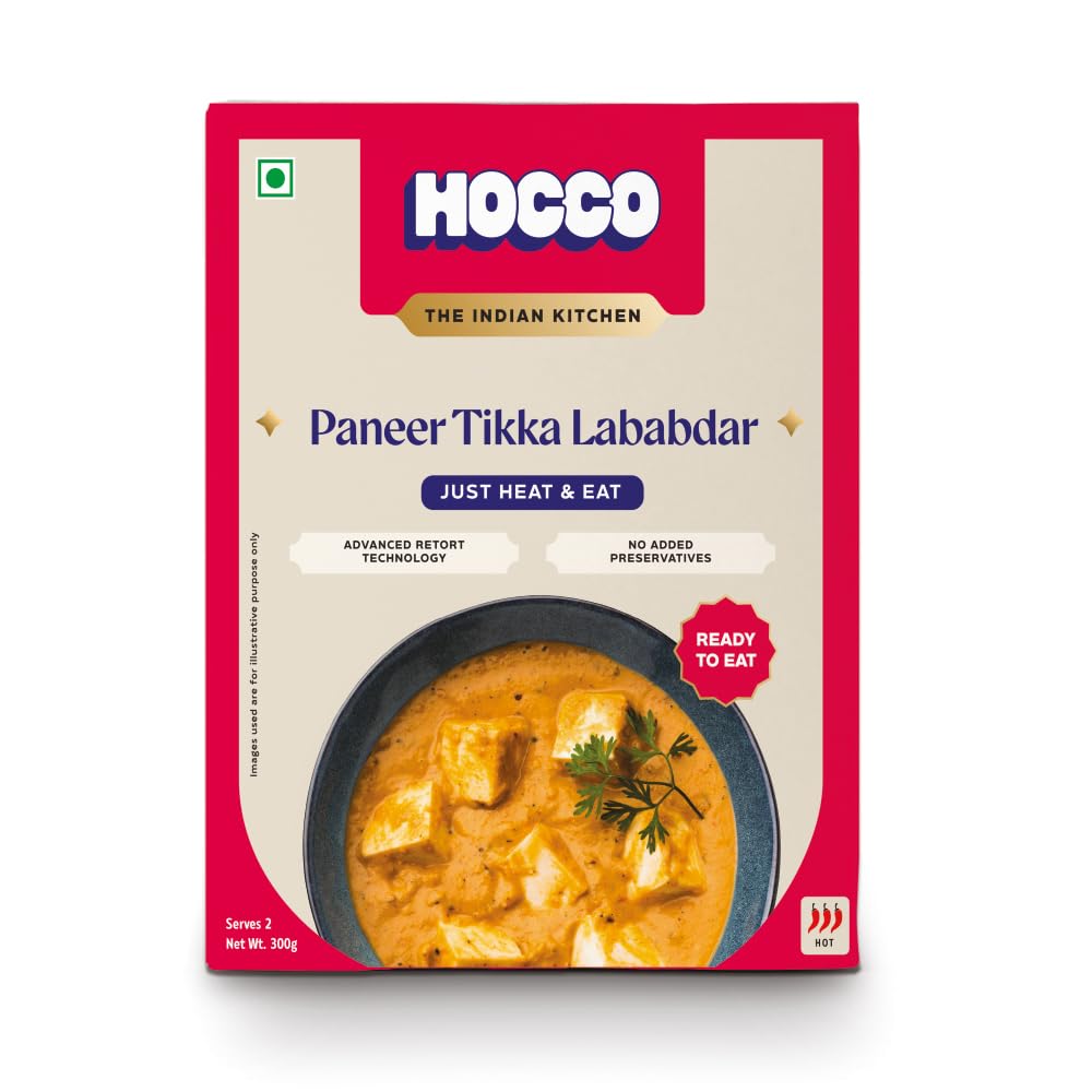 HOCCO Ready To Eat Paneer Tikka Lababdar, 300gm