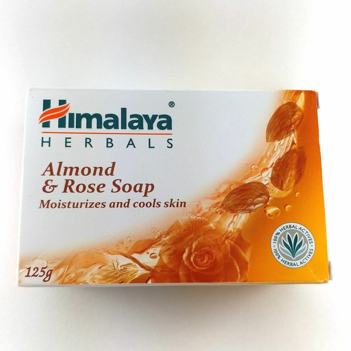 Himalaya Herbals Almond & Rose Soap Moisturizes And Cools Skin 125g