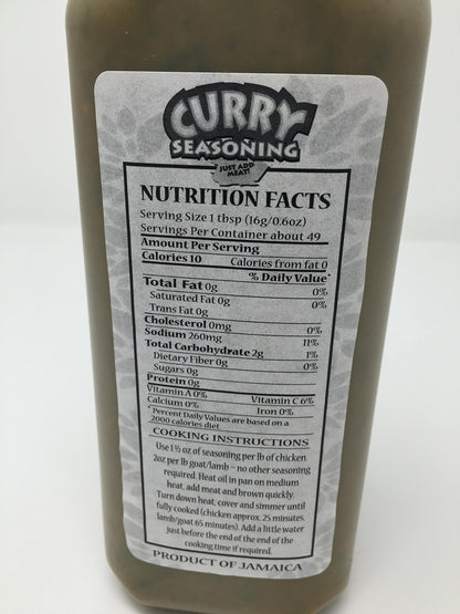 Spur Tree Jamaican Curry Seasoning Experience Authentic Jamaican Taste All-Natural And Fresh Ingredients Curry Seasoning Jamaican Curry Jamaican (35 Oz)