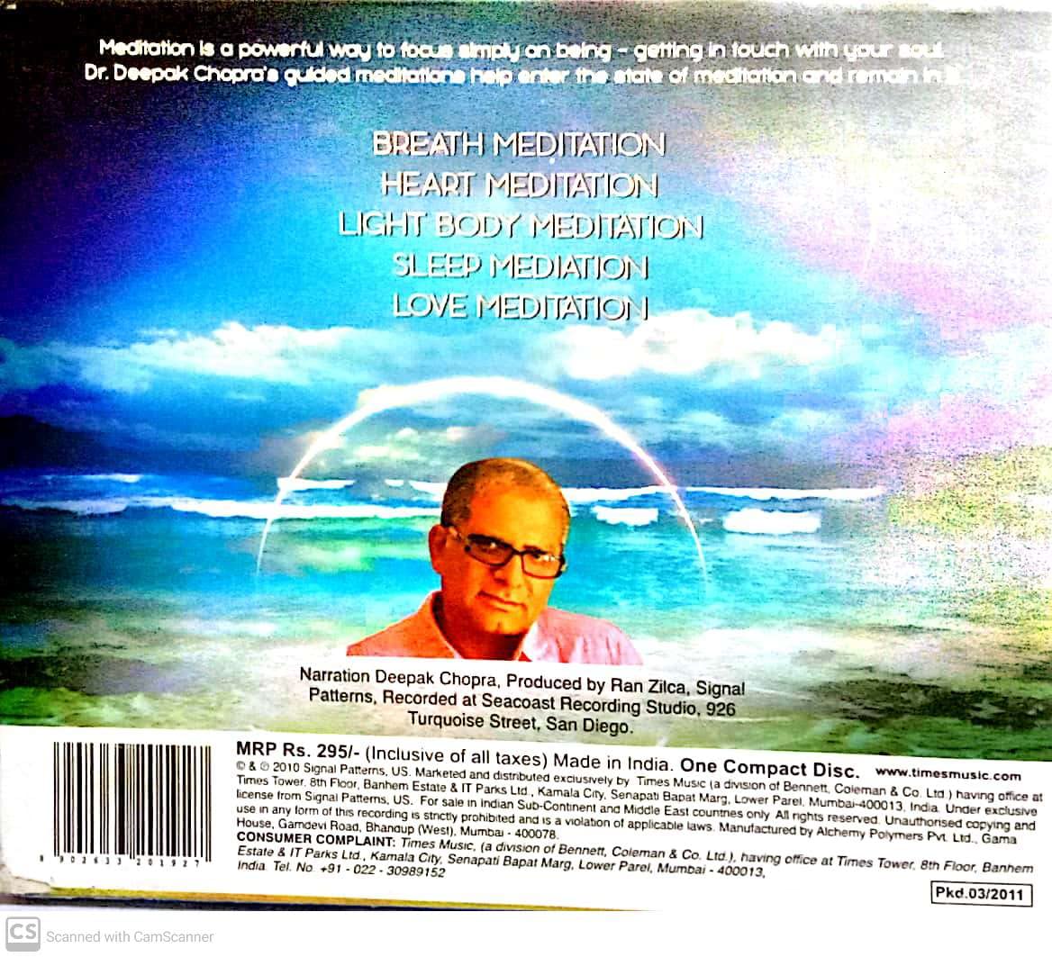 The Journey Inward [Audio CD] DR DEEPAK CHOPRA