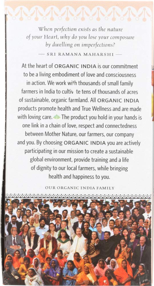 Tulsi Masala Chai- Organic India 18 infusion bags - Food / Masala / Dal