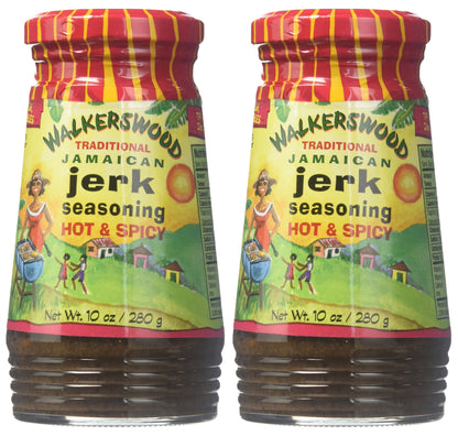 Walkerswood Traditional Hot and Spicy Jamaican Jerky, 2 Count