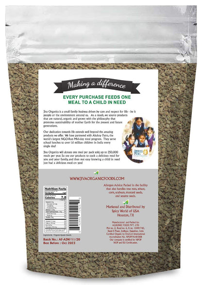 Jiva Organic Ajwain Seeds 7 Oz