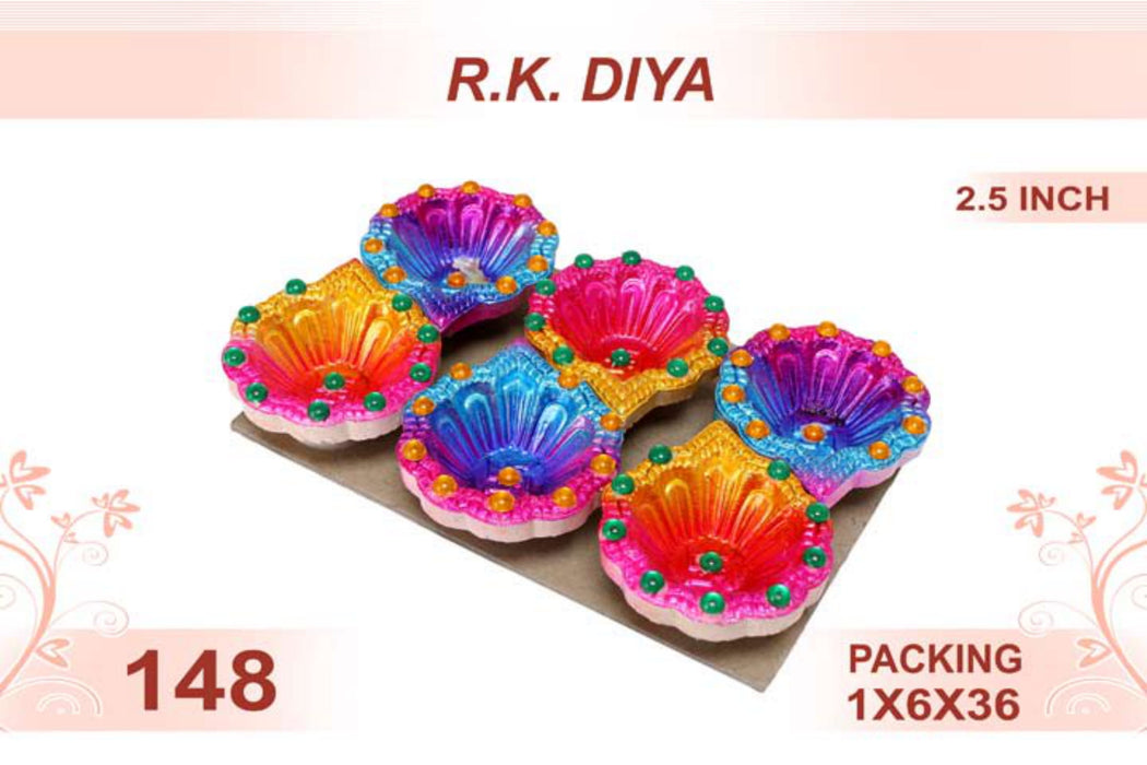 R.K. Diya 6pc 2.5inch #148