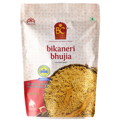 Bhikharam Chandmal Bikaneri Bhujia (Gluten Free) 200 Gm - Mahaekart LLC